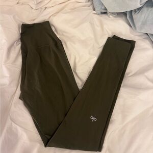 ALO Yoga Deep Green Leggings